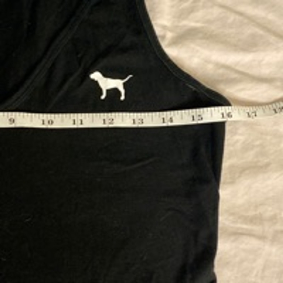 PINK Victoria's Secret Black Bodysuit Size M Cotton Stretch One-Piece - Picture 9 of 16